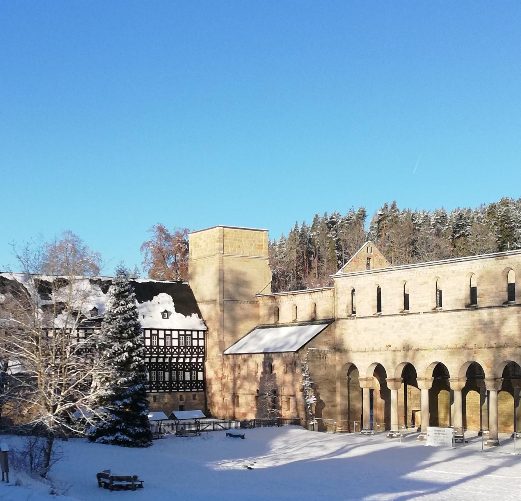 Fewo An Der Klosterruine Paulinzella Mit Kostenfreien Parkplatz Und Wlan Exterior foto